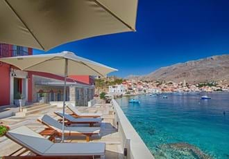 Sea View at Aretanassa Hotel, Halki, Greece