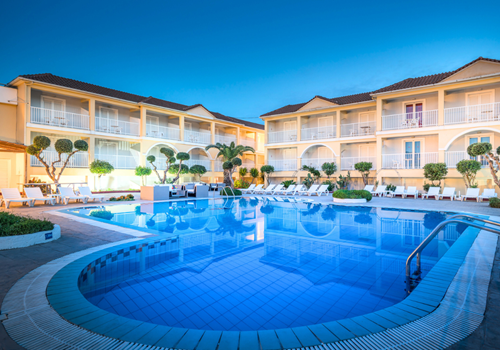 Pool at Filoxenia Hotel, Zante, Greece