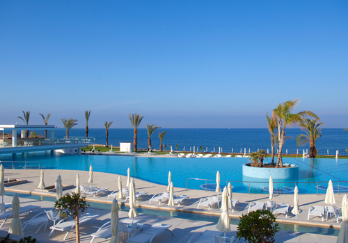 Pool at King Evelthon Beach Hotel & Resort, Paphos, Greece