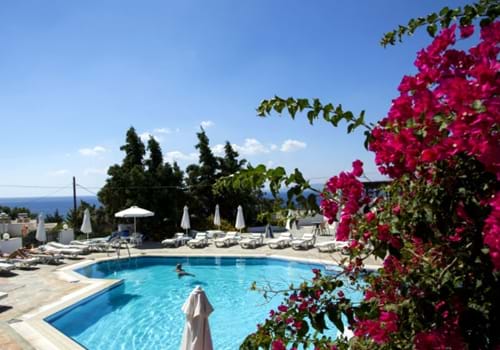 Eleni Apartments Pool, Rhodes, Greece