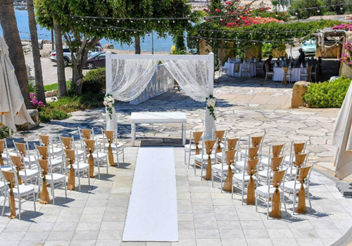 Coral Beach Ampitheatre Ceremony Paphos Cyprus