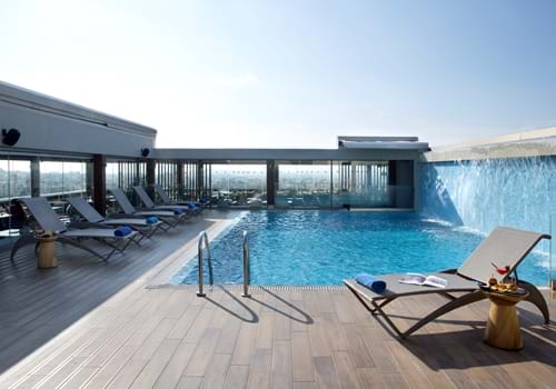 Outdoor pool at Wyndham Grand Athens, Athens