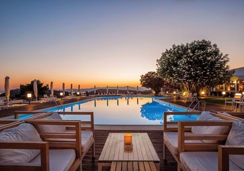 Pool at Skiathos Palace Hotel, Skiathos, Greece