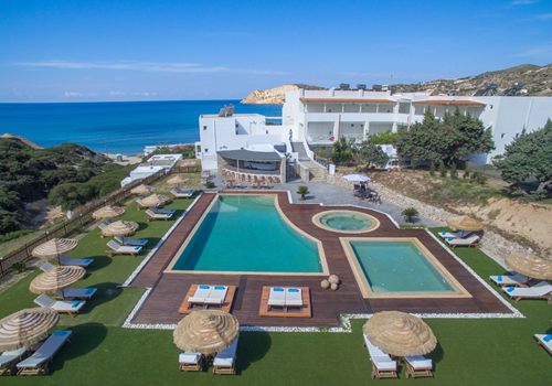 General view of Golden Milos Beach Hotel